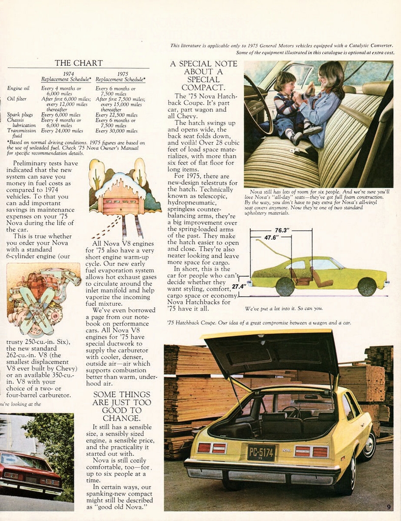 1975 Chevrolet Nova Canadian Brochure Page 4